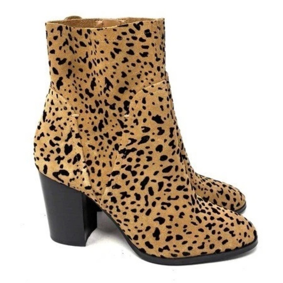 🆕 Gibson & Latimer Bradlee Leopard Print  Booties - Picture 11 of 13